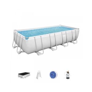 Pool 42 Bestway Steel Pro Rectangle 4 1m X 2m Abov Outbaxcamping Bw