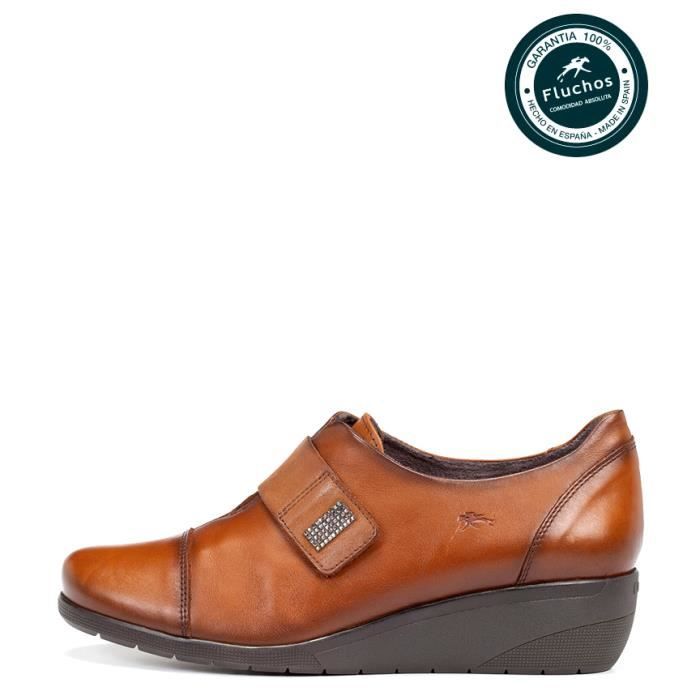 Lena Escarpins hauteur Cuir 4cm Coin Fluchos En t6dAFwAq