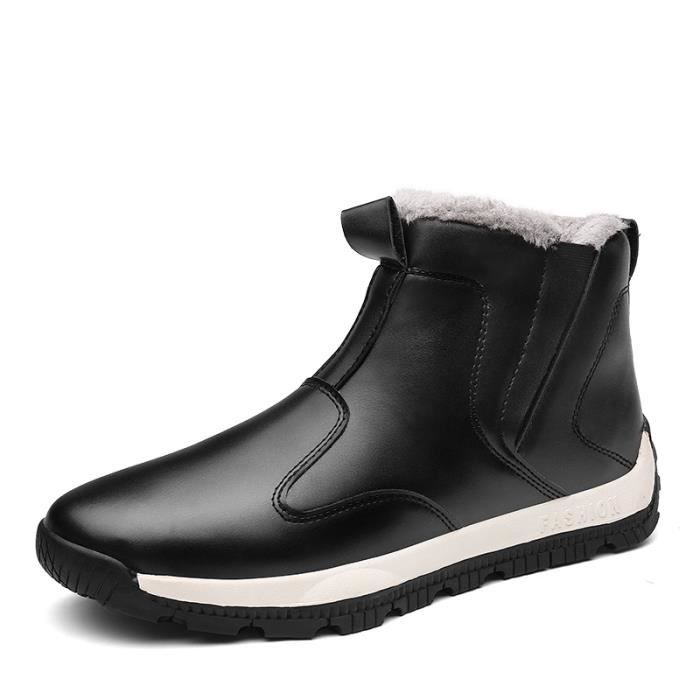 Velours Air Chaussures En Hiver D'homme Casual Plein Épais Coton Neige Bottes Nouveaux De Luxe WvAfqwYqp