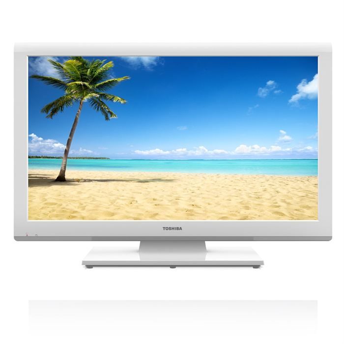 Téléviseur combiné LED 23 ( 58 cm )   HDTV 1080p   Tuner TNT HD