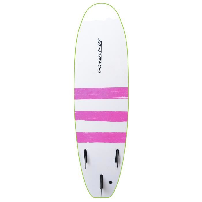 OSPREY Planche de surf mousse 6' Triband - Vert citron