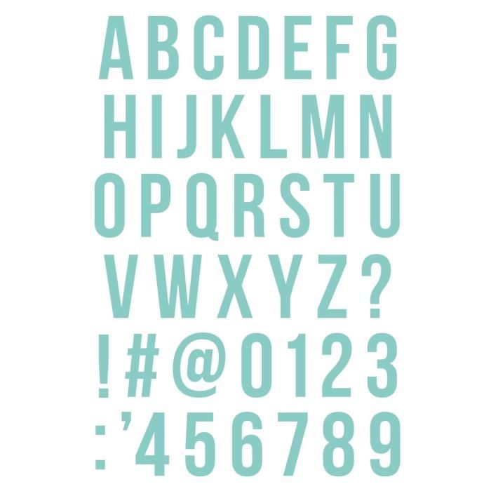 TOGA Dies Alphabet - Majuscule 2 cm