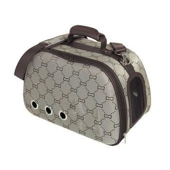 NOBBY Sac de transport Eva avec os taille S - 40x20x25cm - Beige - Pour chien
