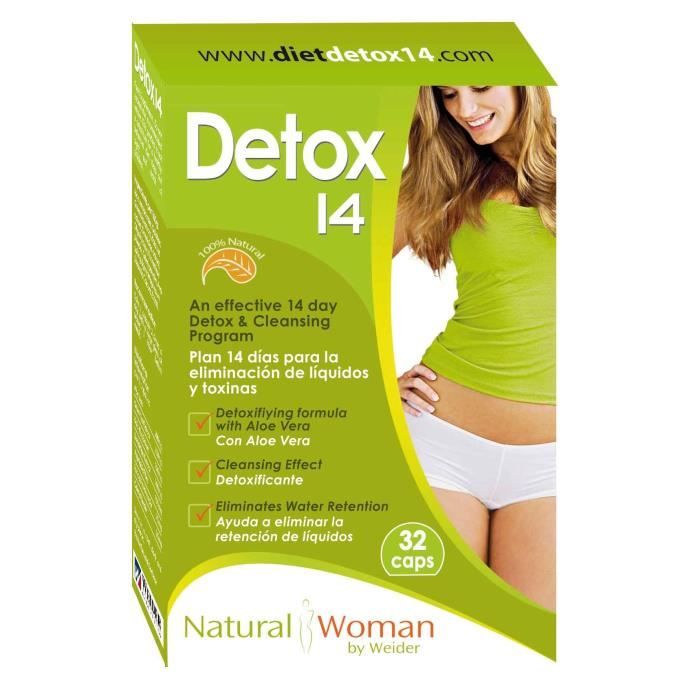 WEIDER Sachet de detox 14 x 32 Gélules