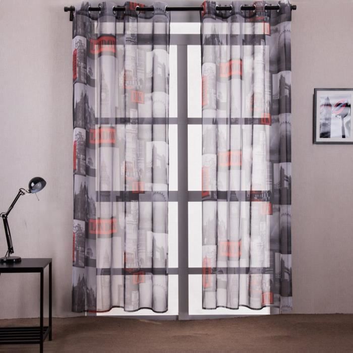 Rideaux voile london - Achat / Vente pas cher Rideaux voile london - Achat / Vente pas cher
