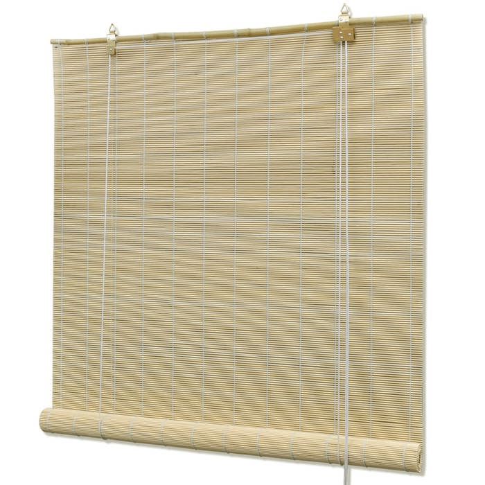 store enrouleur bambou naturel 140 x 160 cm - achat / vente store de