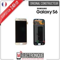 ECRAN DE TÉLÉPHONE Ecran LCD Gold Original Samsung Galaxy S6 G920 ECRAN DE TÉLÉPHONE Ecran LCD Gold Original Samsung Galaxy S6 G920