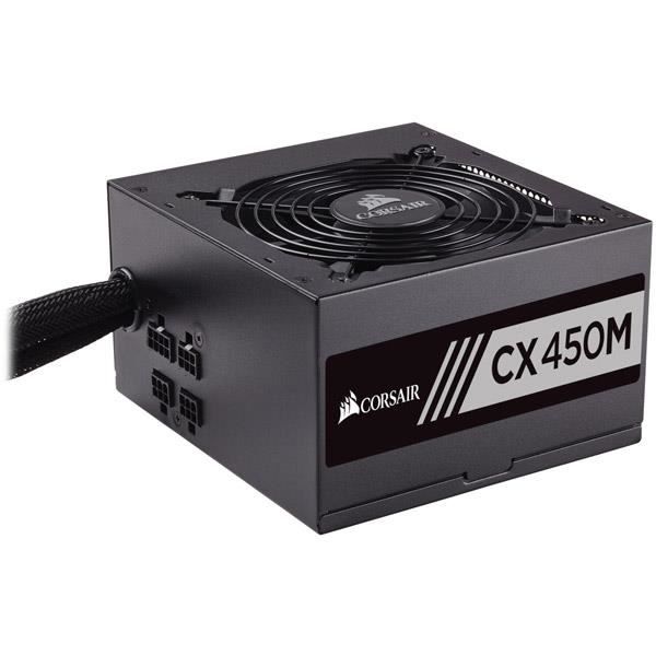 Alimentation Corsair ATX 450W - CX450M Mod. 80+ Bronze - CP-9020101-EU