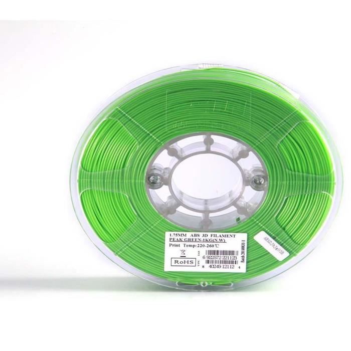 ESUN Filament pour Imprimante 3D ABS ESUN - Vert Bouteille - 3 mm - 1kg