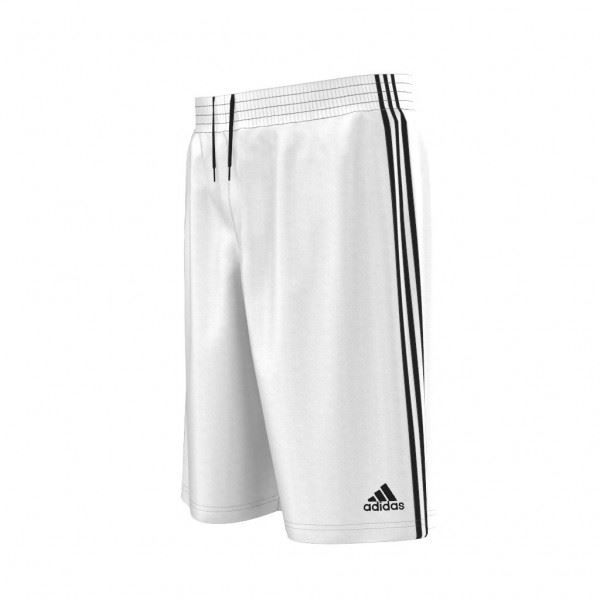 ADIDAS Short de basket Commander - Adulte - Blanc