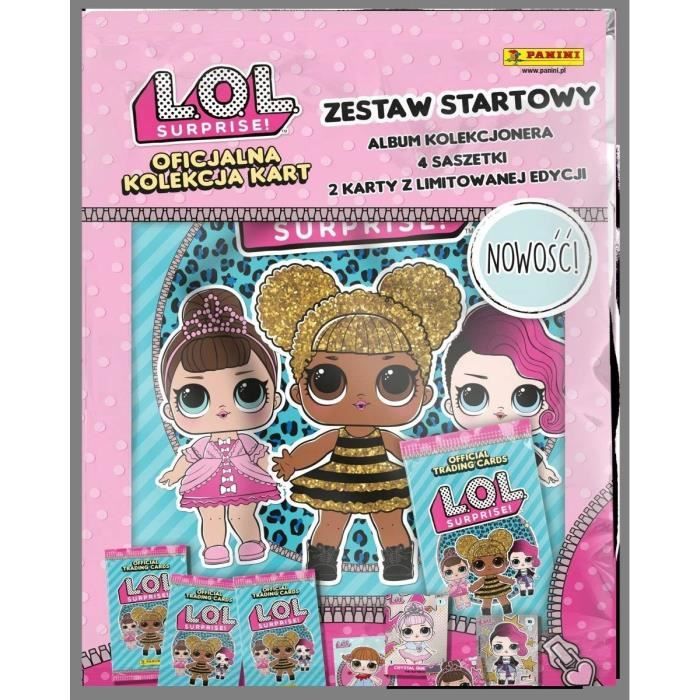 LOL - TRading cards Starter pack (1 classeur + 2 pochettes + 1 carte édition limitée)