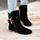 Botte femme talon plat