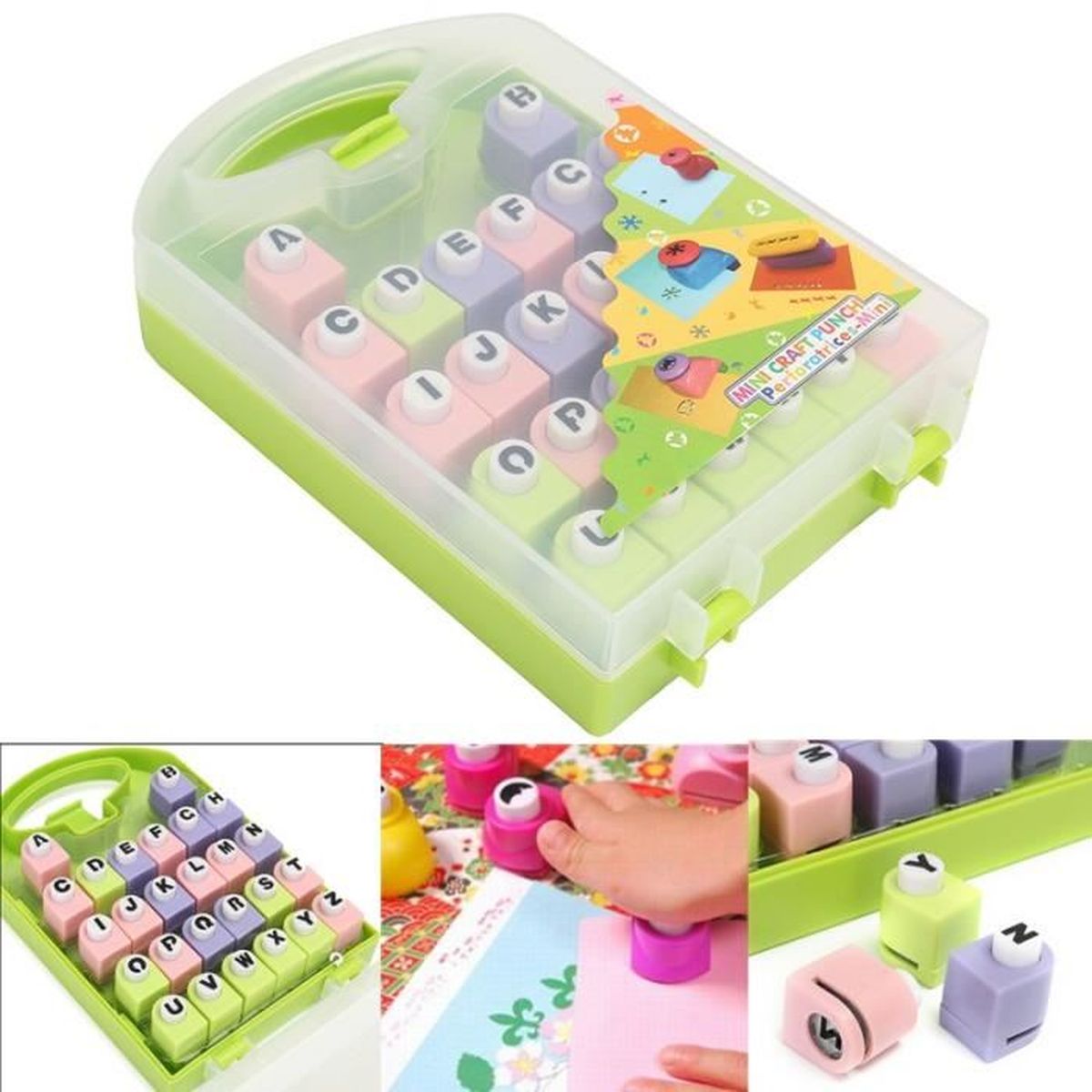 Alphabet Lettre Perforatrice Perforeuse Punch Papier Carte Scrapbooking