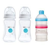 BIBERON BEBE CONFORT Biberon 270ml (x2) + Doseur Lait BIBERON BEBE CONFORT Biberon 270ml (x2) + Doseur Lait