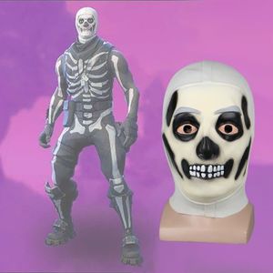 masque decor visage jeu fortnite crane trooper masque cosplay fortnite - dessin fortnite soldat au crane