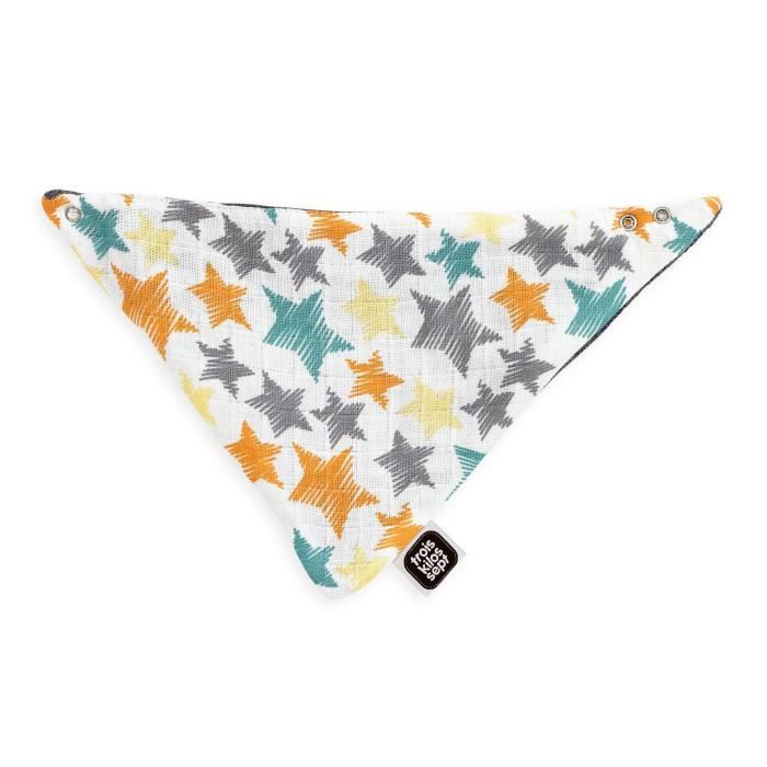 TROIS KILOS SEPT Bavoir bandana - Météore