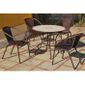 Hevea - Ensemble table mosaïque tons brique et beige Ø90cm avec 4 ... Hevea - Ensemble table mosaïque tons brique et beige Ø90cm avec 4 ...