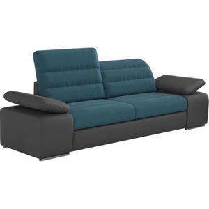 Canape bleu gris - Achat / Vente pas cher Canape bleu gris - Achat / Vente pas cher