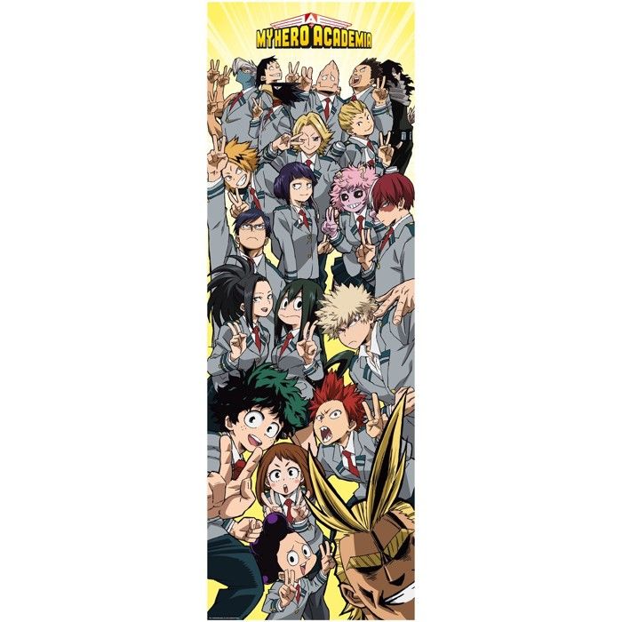 Poster de Porte My Hero Academia - Classe - Roulé filmé (53x158) - ABYstyle