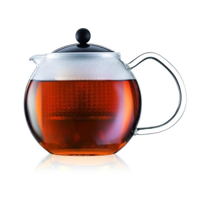 BODUM ASSAM Théière piston filtre plastique 0,5L noir