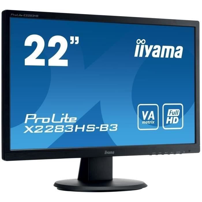 IIYAMA Ecran Prolite X2283HS-B3 22\