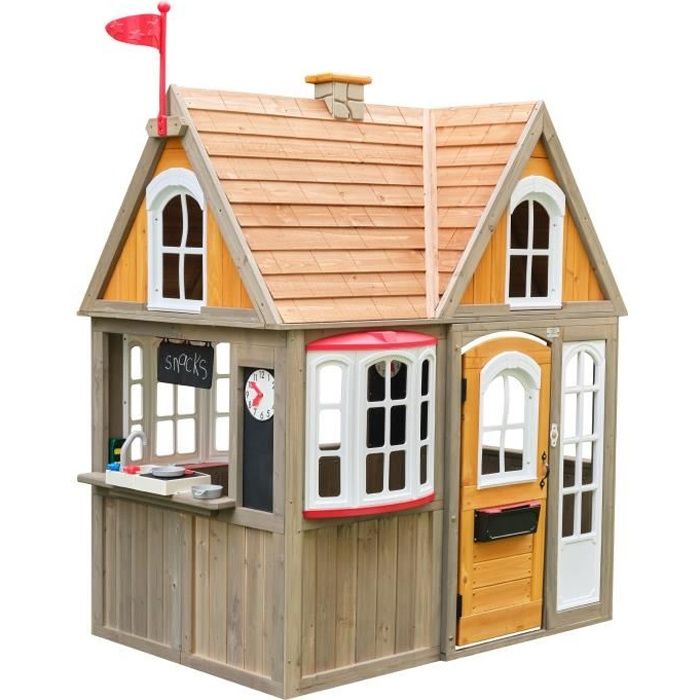 KIDKRAFT - Cabane en bois Greystone Cottage
