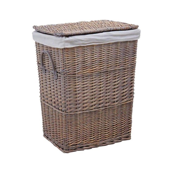 panier 224 linge en osier gris achat vente panier a panier 224 linge en osier gris achat vente panier a
