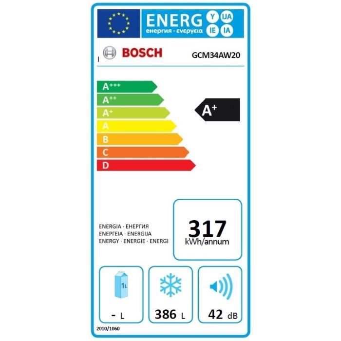  GCM34AW20 - Congélateur coffre - 390L -1