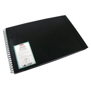 Skizzenbuch Spirale A5 hoch 55 Blätter Graupappe 130g//m²