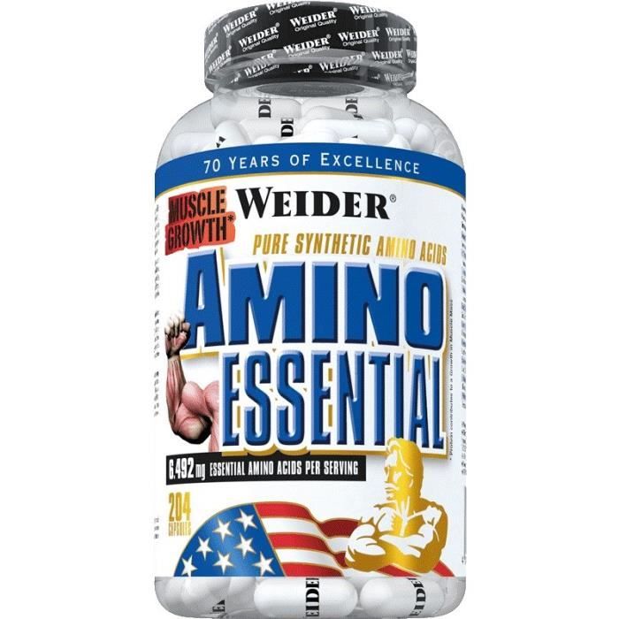 WEIDER Sachet de Amino Essential 204 Gélules