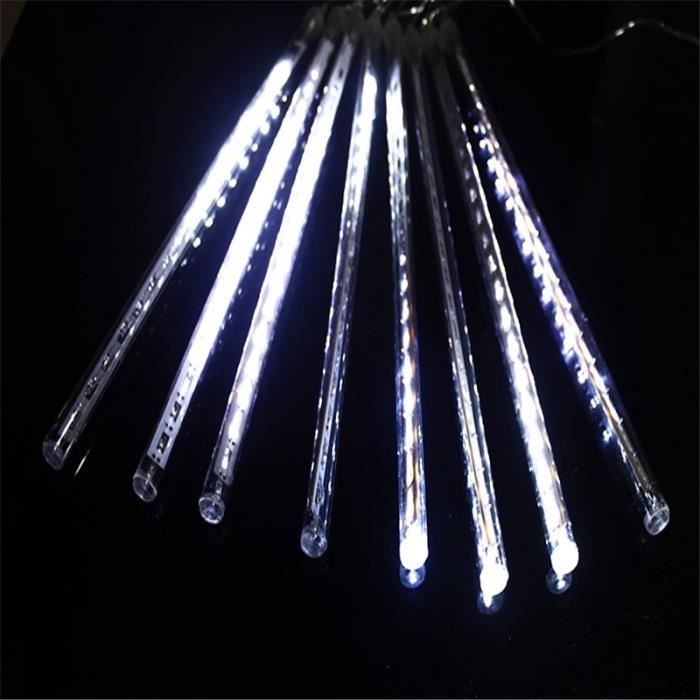 30cm 8 tubes bande fee led guirlande lumiere douch