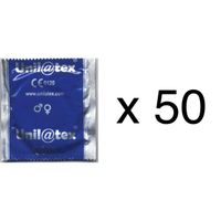 PRÉSERVATIF 50 préservatifs/preservatif/condom nature unilatex PRÉSERVATIF 50 préservatifs/preservatif/condom nature unilatex
