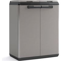 ETABLI - MEUBLE ATELIER KETER Poubelle de recyclage - Split Basic - Gris ETABLI - MEUBLE ATELIER KETER Poubelle de recyclage - Split Basic - Gris