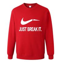 SWEATSHIRT Sweatshirt Homme Épaissir Just Break It Imprimé Sw SWEATSHIRT Sweatshirt Homme Épaissir Just Break It Imprimé Sw