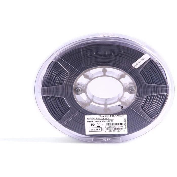 ESUN Filament pour Imprimante 3D ABS - Gris - 3 mm - 1kg