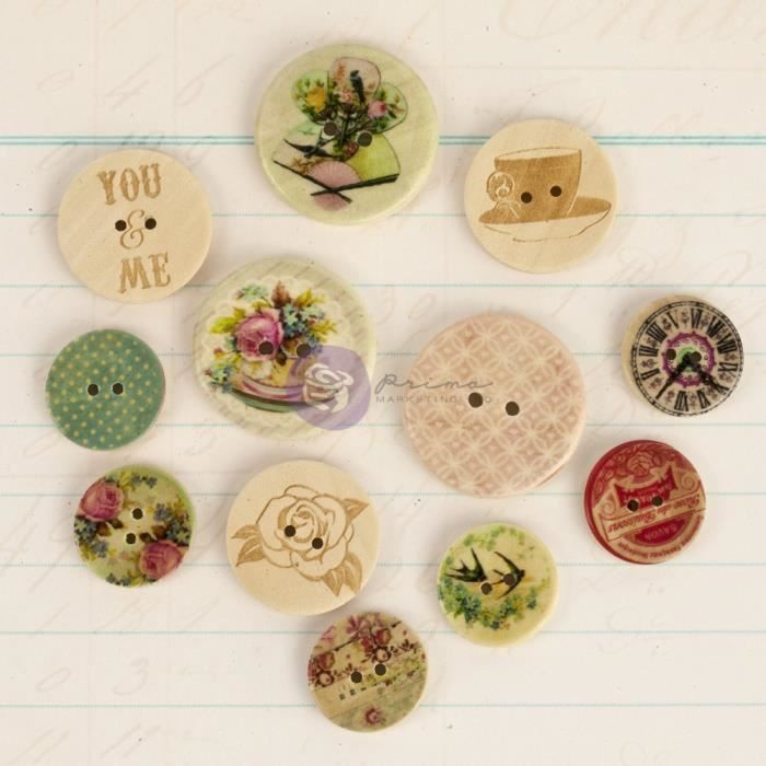 TOGA Boutons En Bois - Delight