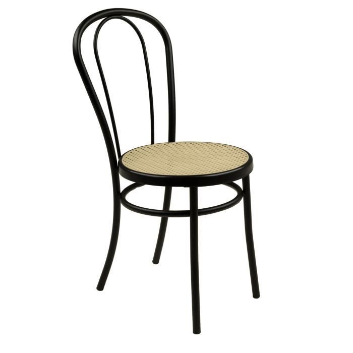 Chaise bistrot noire