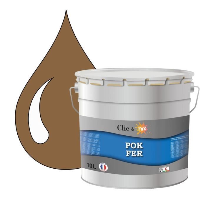 Peinture Antirouille Spéciale Fer Deco Fer Glycero Beige Brun