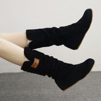 BOTTE Zareste®Femme genou Bottes Bottes Talon Plat Nubuc BOTTE Zareste®Femme genou Bottes Bottes Talon Plat Nubuc