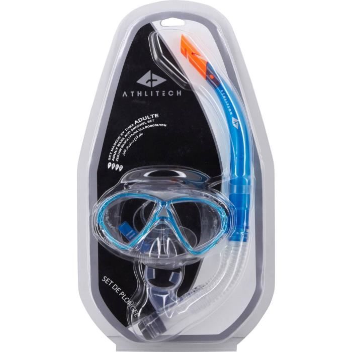 ATHLI-TECH kit plongée masque et tuba