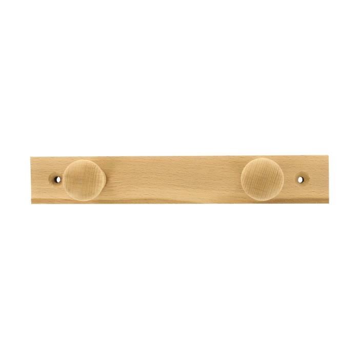 Porte-manteaux - 270 x 43 mm - Hêtre brut