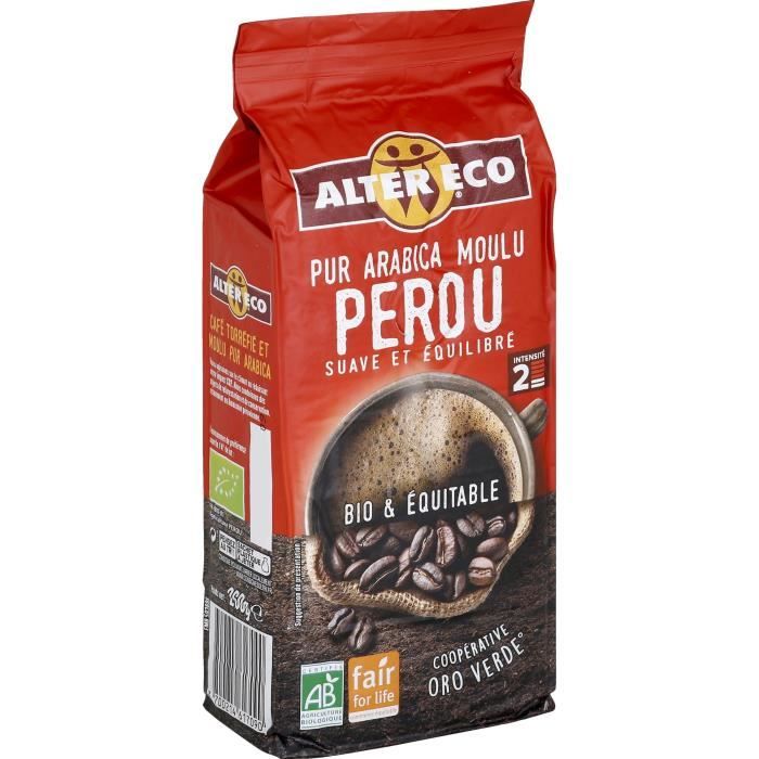 Café perou 100%a.260g al.eco bio