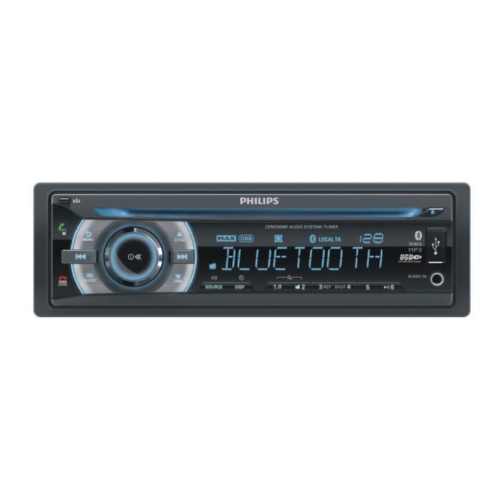 PHILIPS CEM2300BT Autoradio CD USB Bluetooth CarStudio 200 W