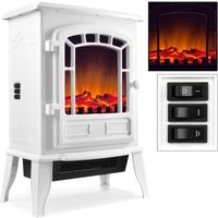 CHEMINÉE Cheminée électrique avec chauffage et effet feu de CHEMINÉE Cheminée électrique avec chauffage et effet feu de
