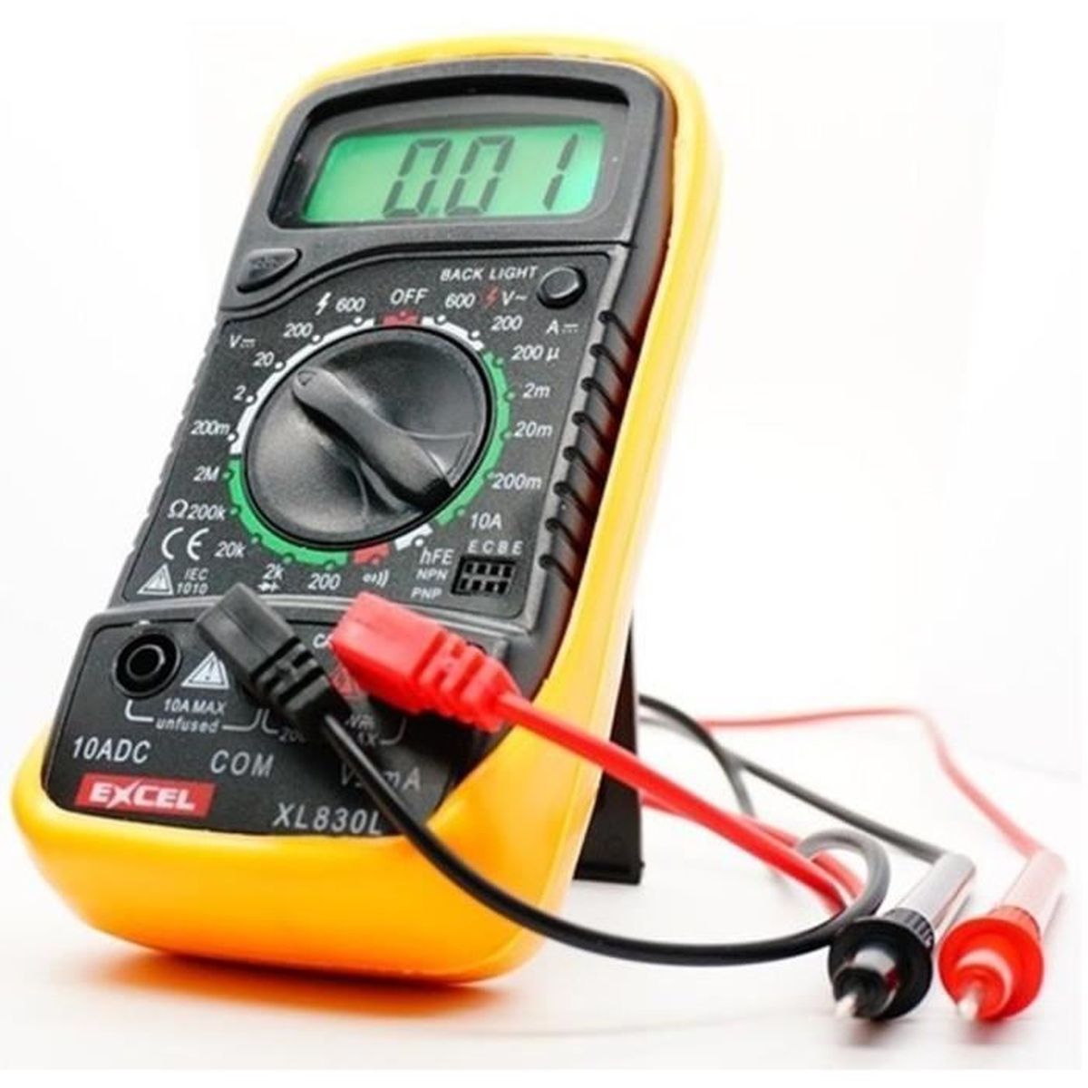 Ampèremètre numérique Voltmètre Ohmmètre testeur de multimètre Volt AC ...