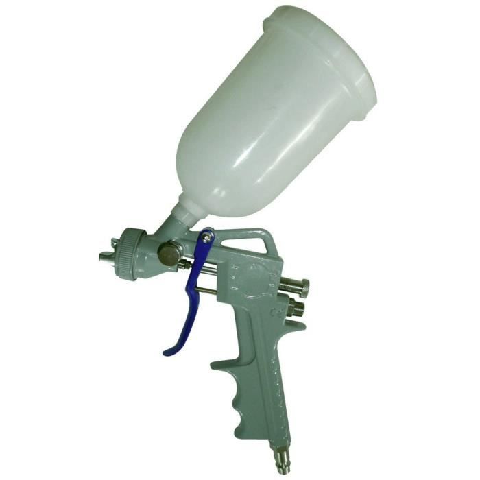 MICHELIN Pistolet à peinture à gravité avec bocal au dessus