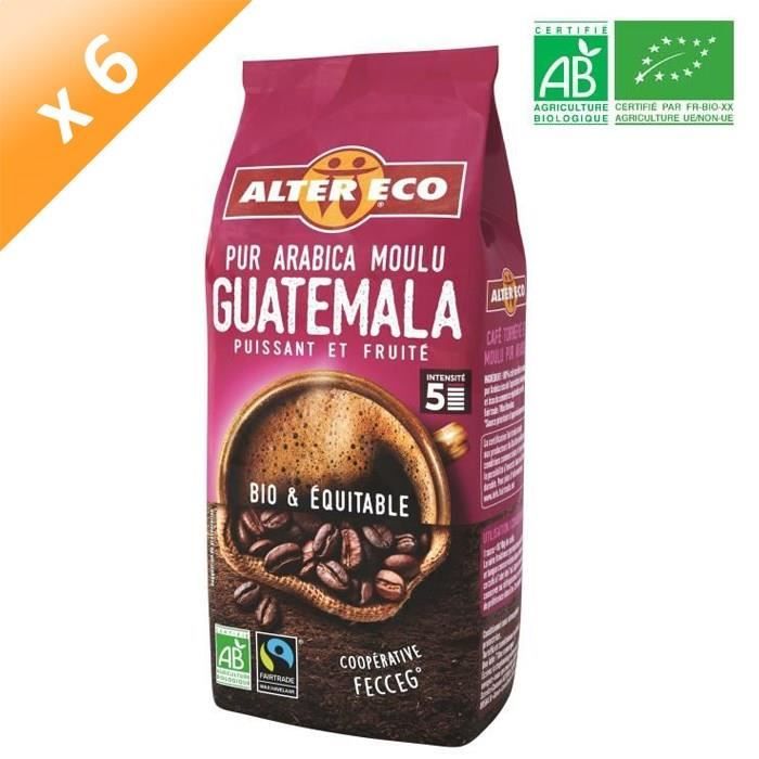 ALTER ECO Café Guatemala 100% Arabica Bio 260g X6