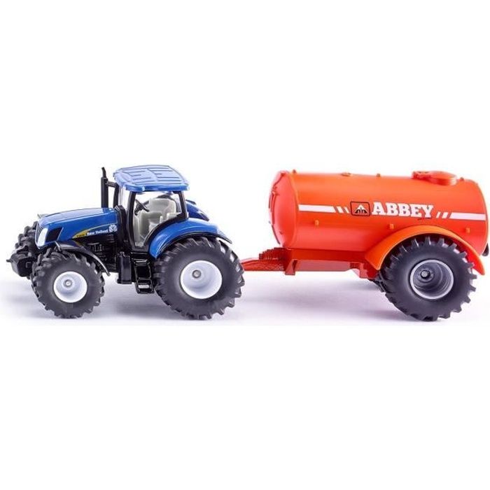 SIKU New Holland Avec Reservoir Monoaxe a Lisier 150eme Vehicule Miniature