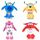 FAMOSA SUPERWINGS Peluche 20cm - Modèle aléatoire