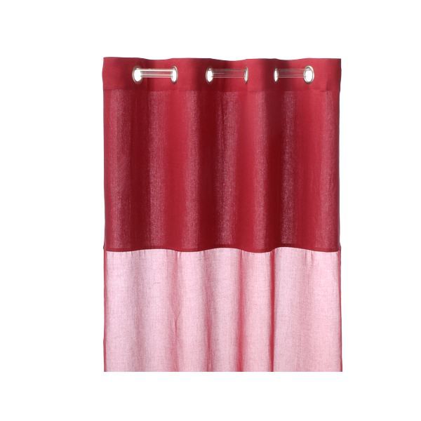 Voilage Happyjoy Rouge 135 x 240 cm   Achat / Vente RIDEAU   VOILAGE